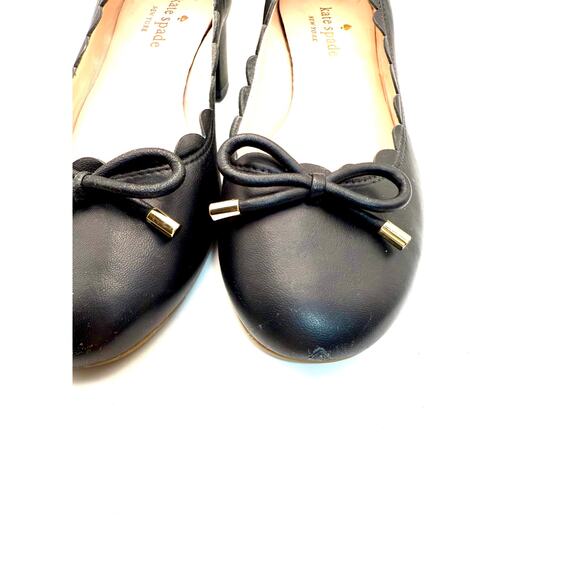 Kate spade Yasmin black ballet heels 6 - Picture 3 of 8